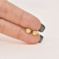Gold Footprint Earrings