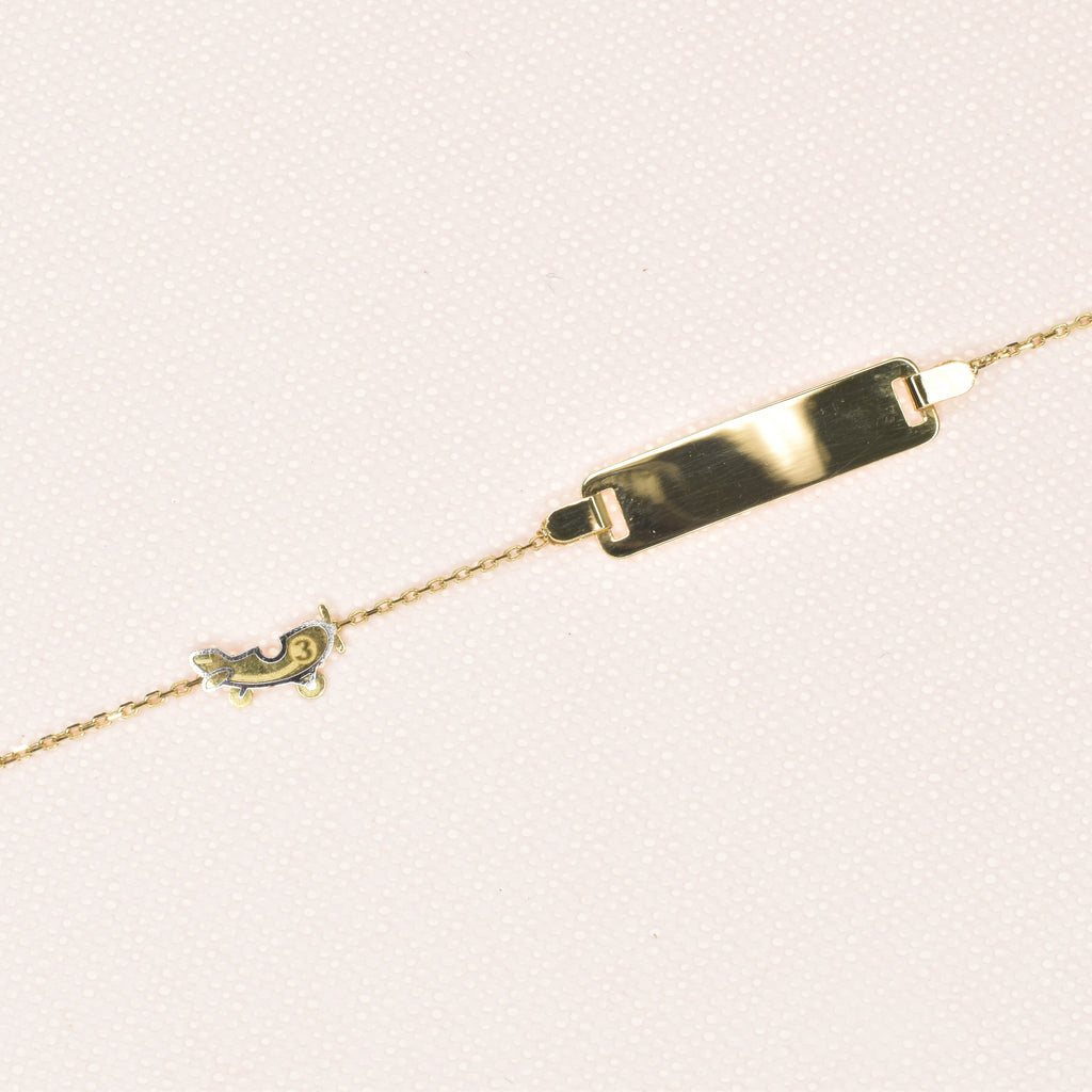 Plane Enamel Bracelet