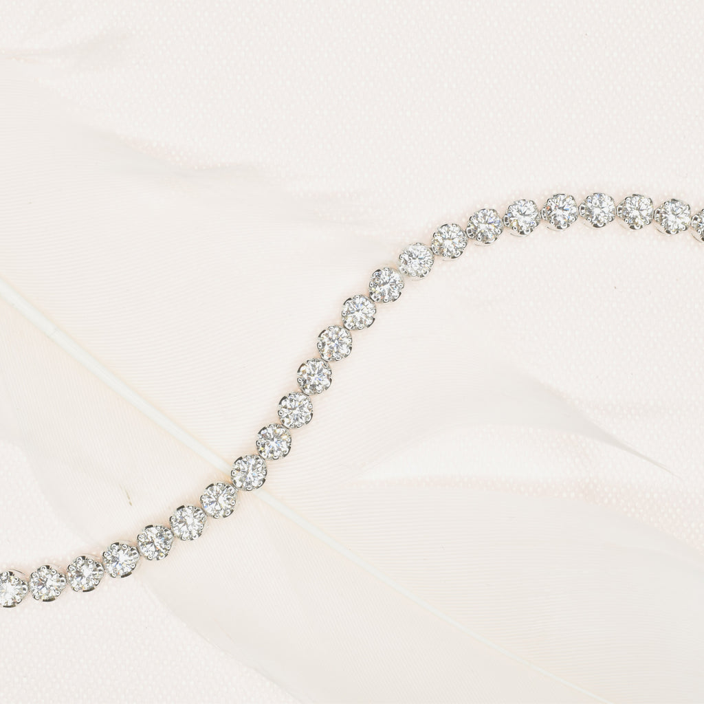Embrace Tennis Bracelet with 3.4mm Lab Grown Diamonds