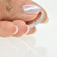 Three Sided Pave Eternity Ring