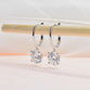 3ct Round Lab Grown Diamond Dangling Earrings
