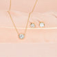 Bezel set Diamond Necklace