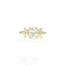 Floral Oval and Marquise Engagment Ring