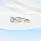 1.5ct Lab Grown Diamond Engagement Ring with an Intertwining Band