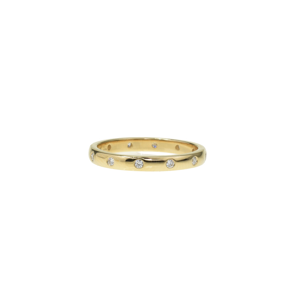 Flush Set Diamond Wedding Band