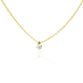 Bezel Set Necklace