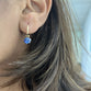 Sapphire Hoop Earrings