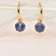 Sapphire Hoop Earrings