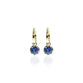 Sapphire Hoop Earrings