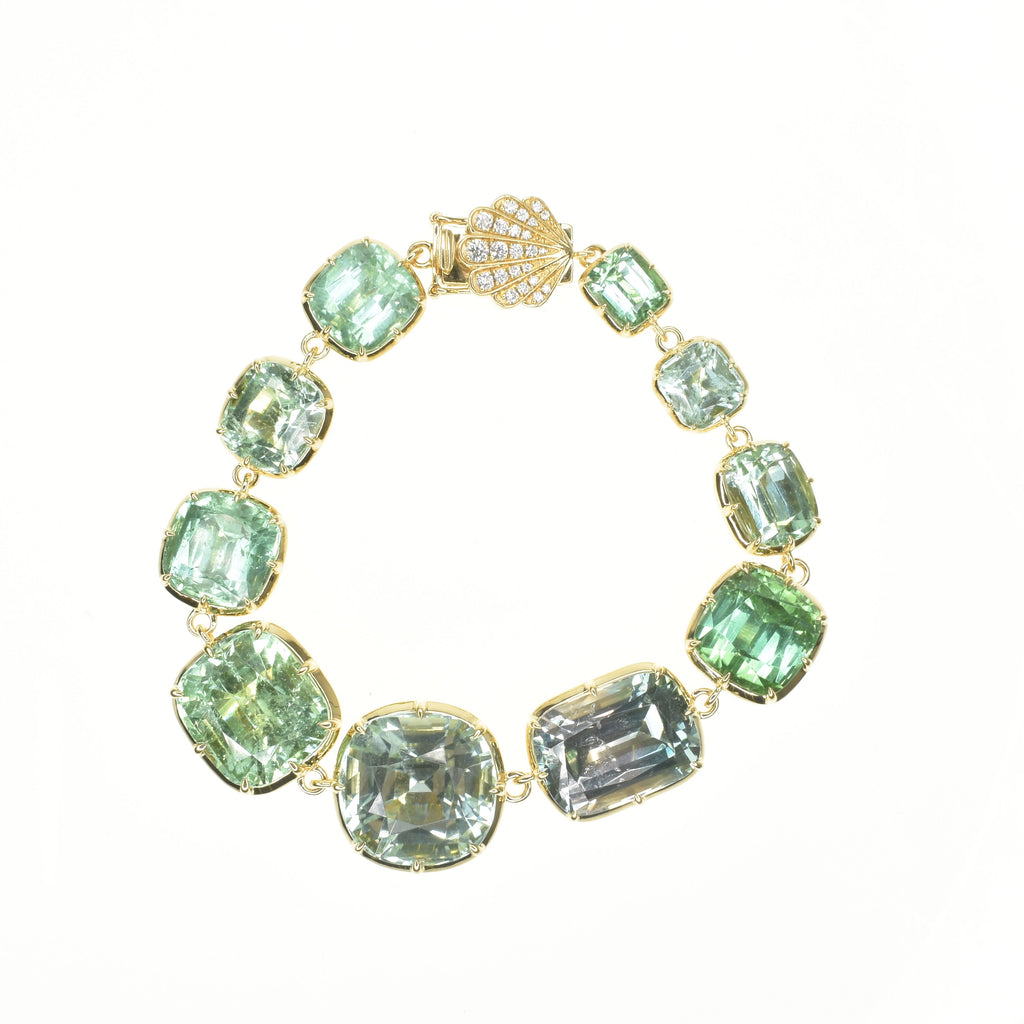 Tourmaline Bubble Back Bracelet
