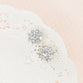 Diamond Studs with a Floral Halo