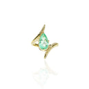 Pear Shaped Emerald Cocktail Ring