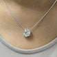 Lab Grown Diamond Necklace with 2.5ct Solitaire Pendant