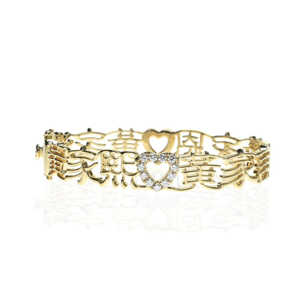 Bespoke Bangle with Names in Chinese Characters