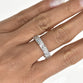 Sideways Radiant Cut Lab Grown Diamond Eternity Ring