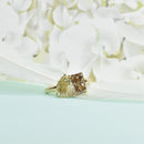 Toi Et Moi Ring with Fancy Colour Diamonds