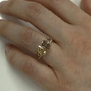 Toi Et Moi Ring with Fancy Colour Diamonds