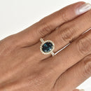 Blue Alexandrite Engagement Ring