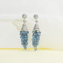 Santa Maria Aquamarine Briollette Drop Earrings