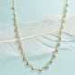 Bezel Set Dangling Diamond Necklace