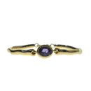 Vivid Purple Sapphire Bangle