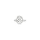 2ct Oval Shape Lab Grown Diamond Engagement Ring with Halo