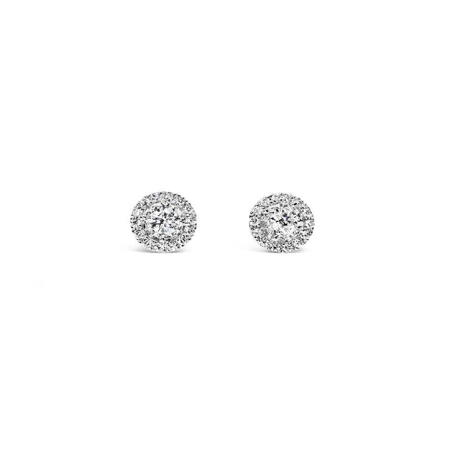 Bestselling Diamond Earrings with Removeable Halo