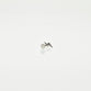 Lightning Bolt Threaded Stud Earring