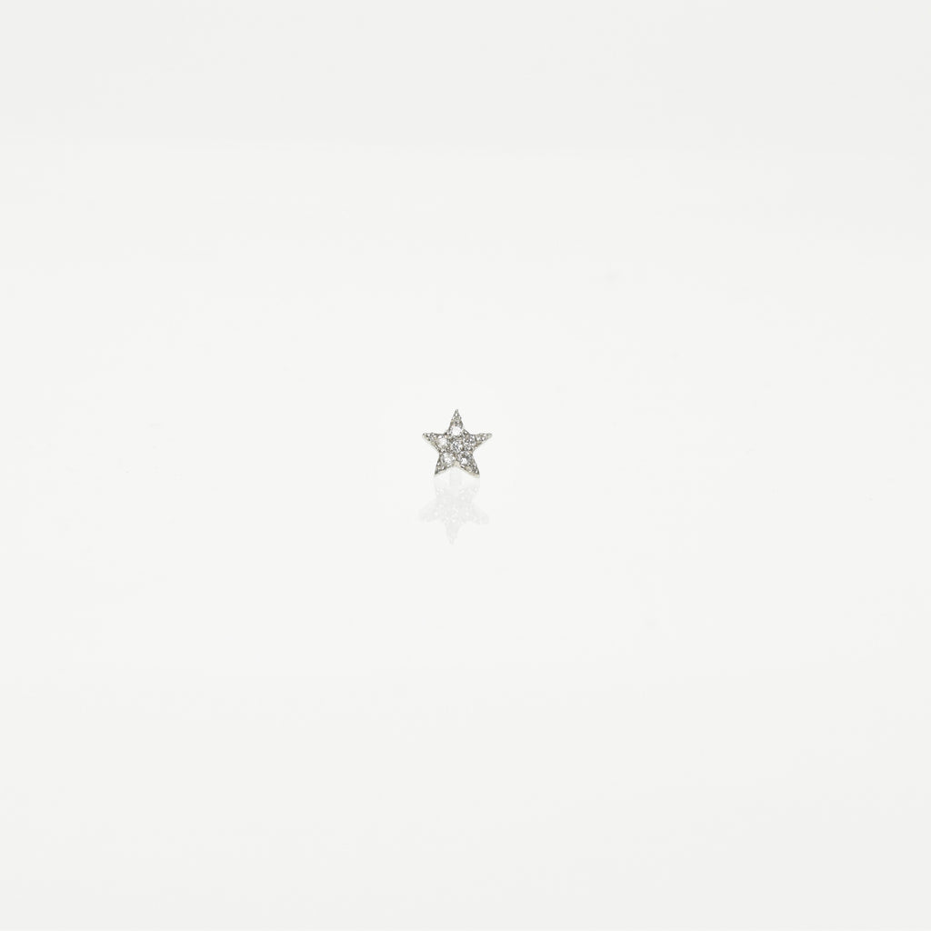 Star Threaded Stud Earring