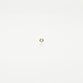Solitaire Bezel Threaded Stud Earring