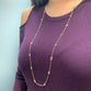 Rainbow Sapphire Necklace Long