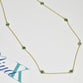 Gemstones On A Chain Necklace