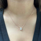 Oval Halo Necklace