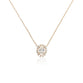 Oval Halo Necklace