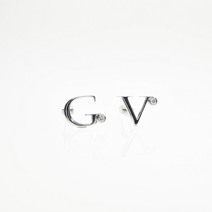 Initial Cufflinks for Men