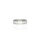 Double Grooved Mens Band 6mm Wide