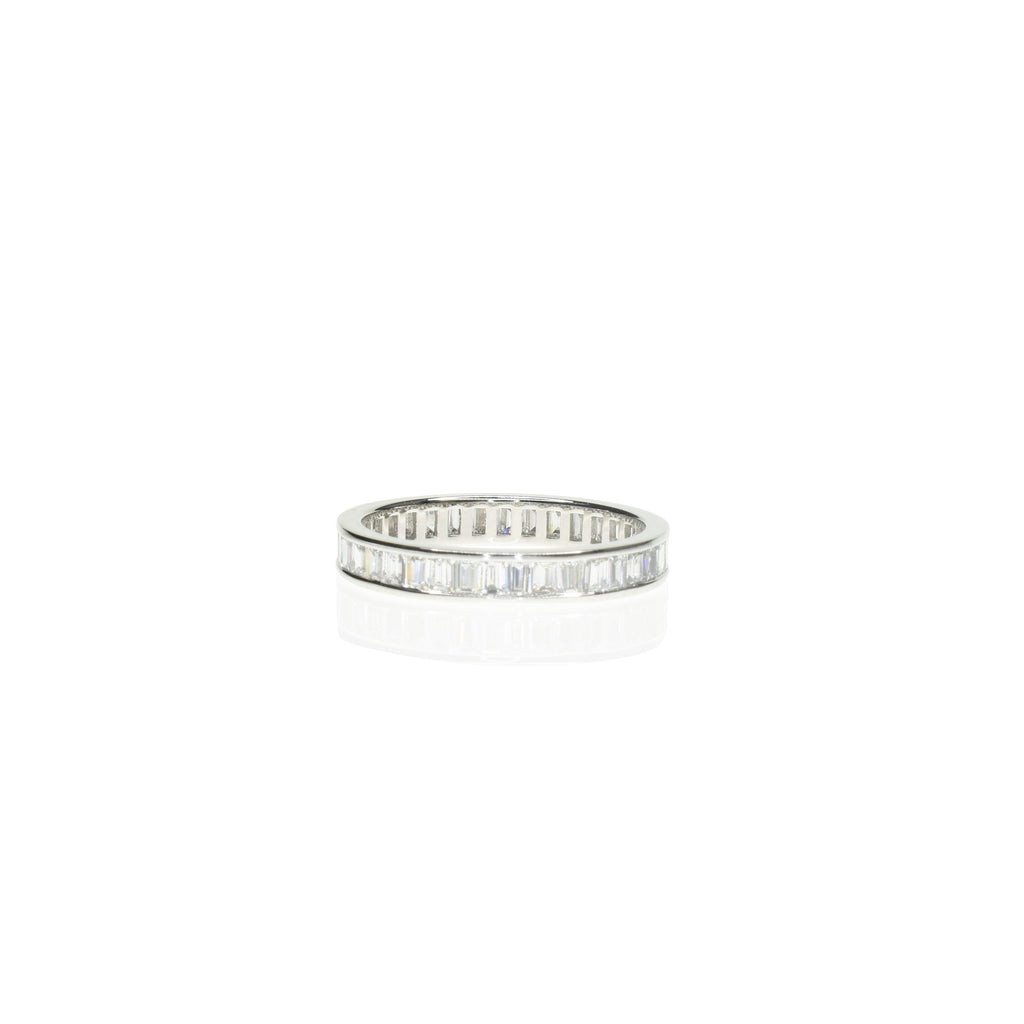 Baguette Channel Set Eternity Band