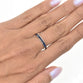 Sapphire Eternity with Baguettes