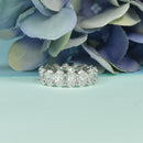 40pt Oval Shaped Diamond Eternity Ring