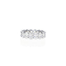 40pt Oval Shaped Diamond Eternity Ring