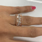 Vintage Style Baguette Eternity Ring