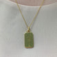 Dogtag Box Pave Pendant
