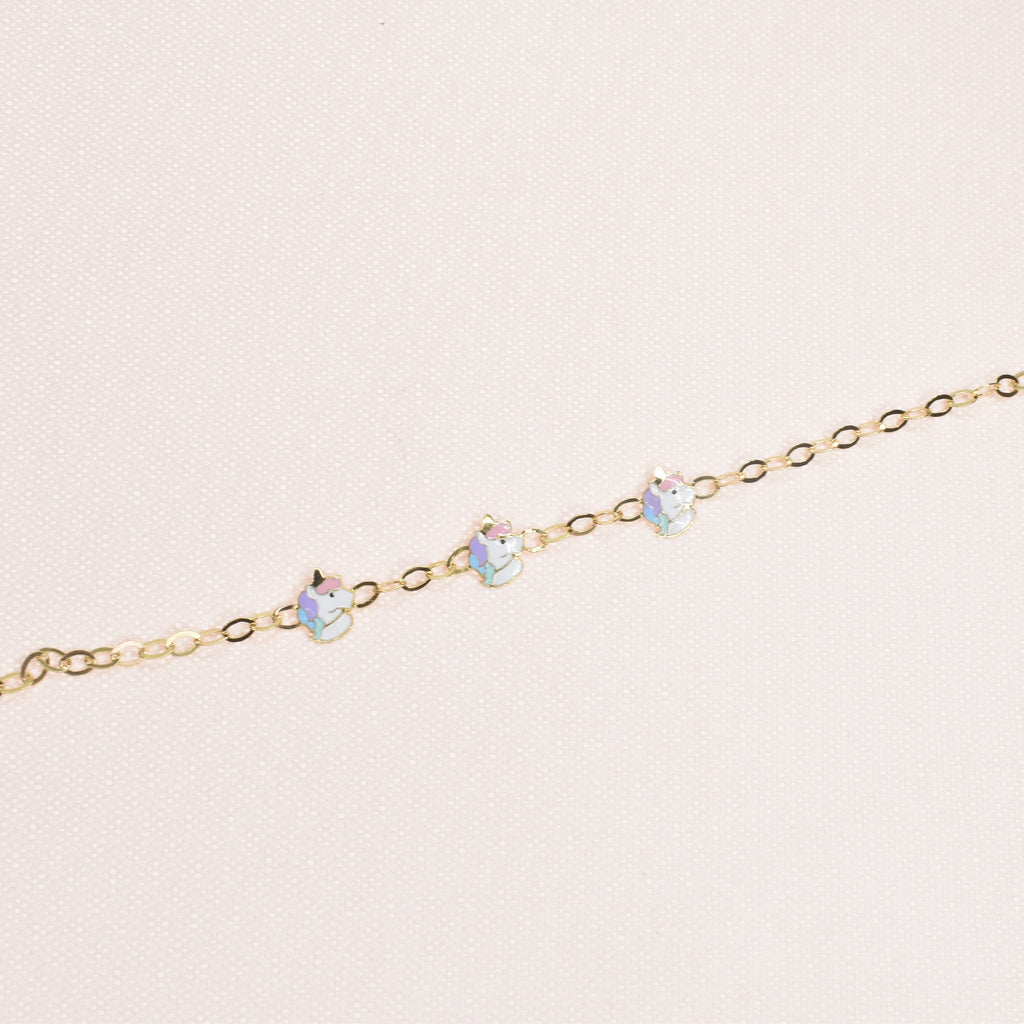 Unicorn Enamel Bracelet