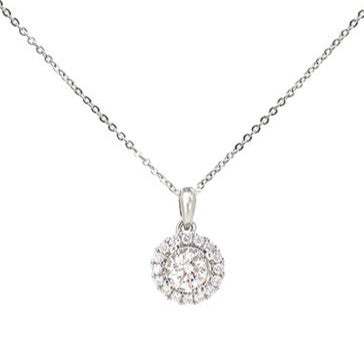 Majestic Pendant with Halo