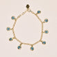Dangling Evil Eye Chain Bracelet In The Classic Blue Colour (Small)