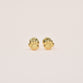 Gold Footprint Earrings