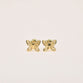 Gold Butterfly Earrings