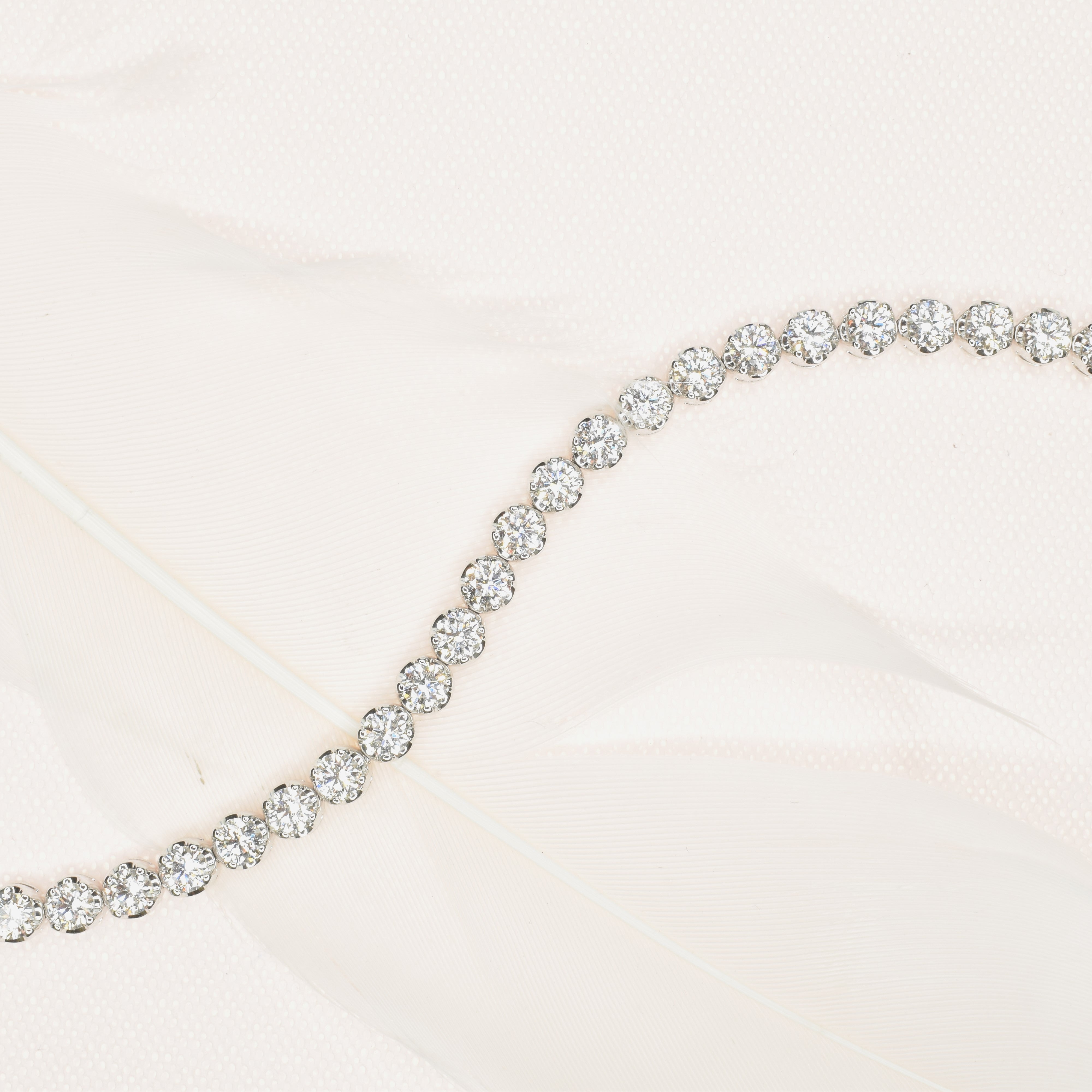 Embrace Tennis Bracelet with 3.4mm Lab Grown Diamonds