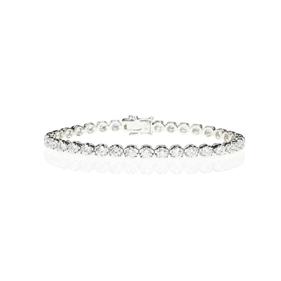 Embrace Tennis Bracelet with 3.4mm Lab Grown Diamonds