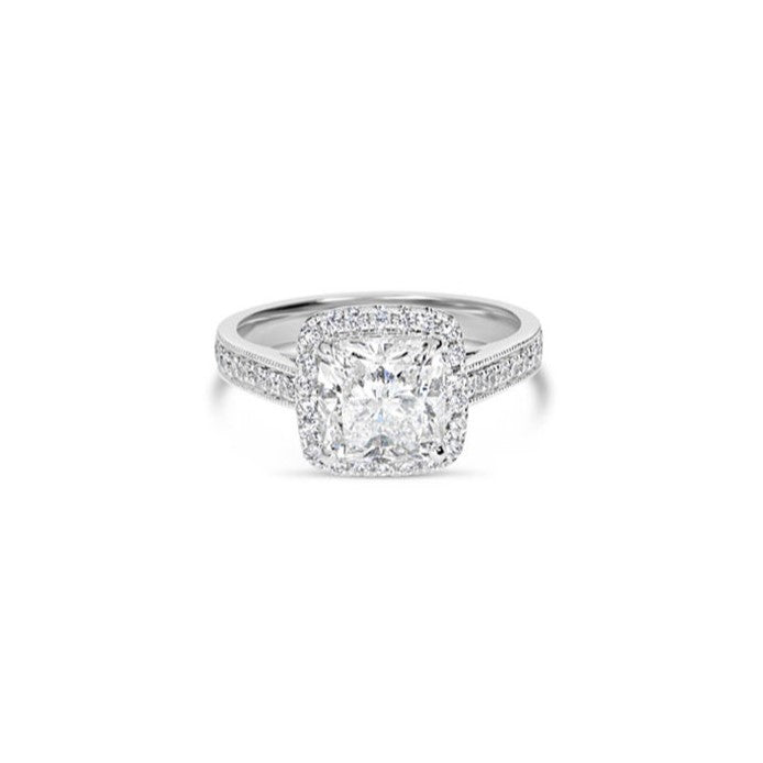 Cushion Cut Diamond Ring